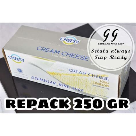 Jual Cheesy 250 Gram Cream Cheese Krim Keju Di Seller Sembilannineshop