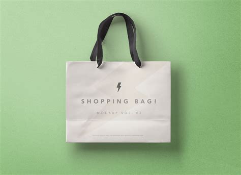 High Quality Paper Shopping Bag Mockup Free Psd Templates