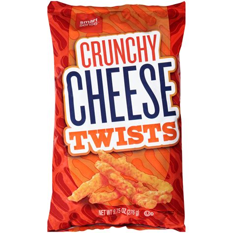 Smart Sense Crunchy Cheese Twists 975 Oz Bag Food And Grocery Snacks