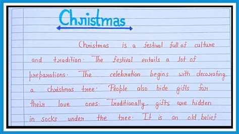 Essay On Christmas In English Christmas Par Nibandh 10 Lines On