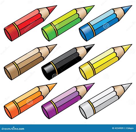 Colour Pencils Royalty Free Stock Images Image