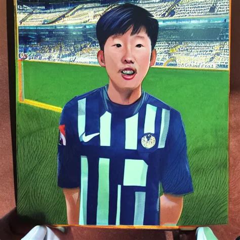 Portrait Of Son Heung Min In The Style Of Dinotopia Stable Diffusion