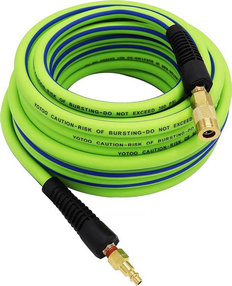 YOTOO Air Hose 3 8 In X 50 Ft Heavy Duty Hybrid Air Compressor Hose