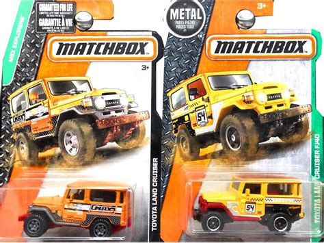 Amazon Matchbox Toyota Land Cruiser Fj In Orange Brown And