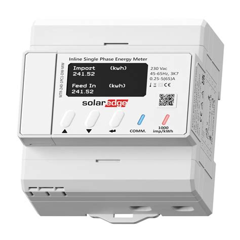 Solaredge Inline Energy Meter With Energy Net Ph V A Art Nr