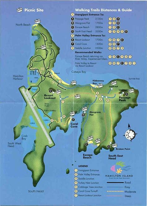 Hamilton Island Tourist Map - Hamilton Island • mappery