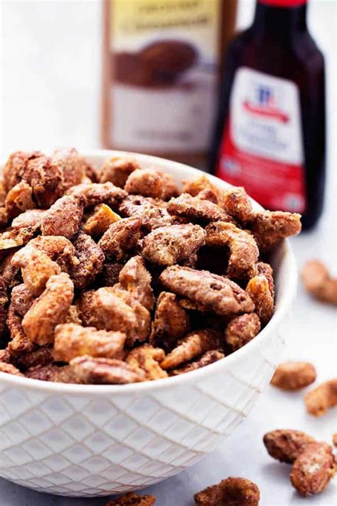 Roasted Cinnamon Sugar Candied Nuts The Recipe Critic