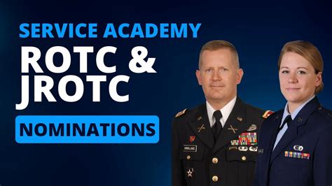 Service Academy Rotc And Jrotc Nominations Youtube