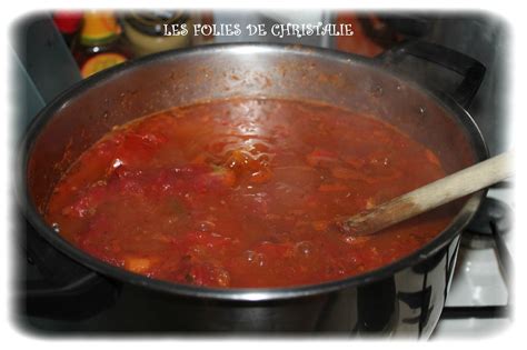 Coulis De Tomates Pour Pizzas En Conserves Les Folies De Christalie