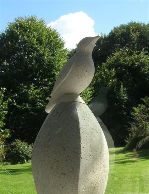 Pentewan Stone Sculpture By Sculptor Peter Graham Titled Song