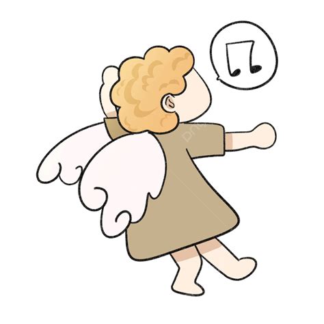 Desenho De Anjo Png Anjo Dançando Desenho Animado Imagem Png E Psd