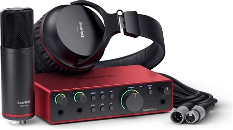 Focusrite Scarlett Solo Studio Paquete De Interfaz De Audio Usb De