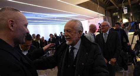 De Laurentiis Su Giuffredi Ha Realizzato Un Sogno Partiamo Tutti