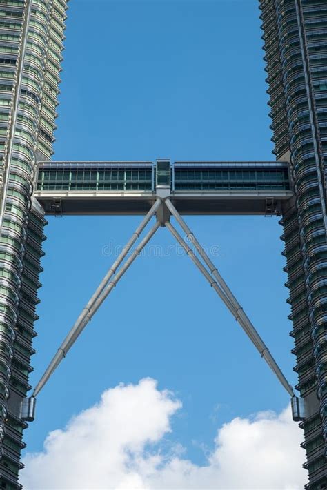 A Skybridge Connects the Two Towers Observation Deck of Petronas Twin Towers KL Tower Landmark ...