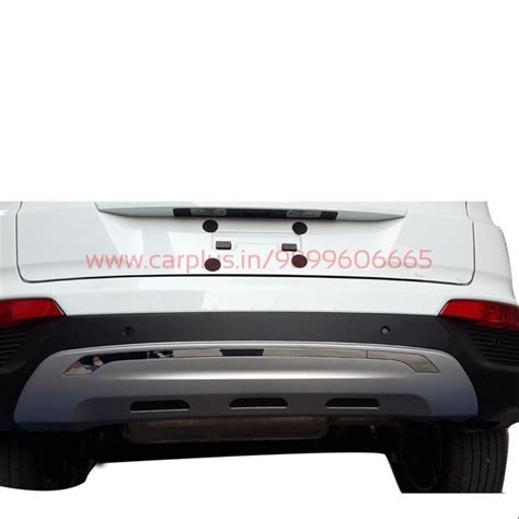 Black Abs Kmh Front And Rear Bumper Guard For Hyundai Creta Design