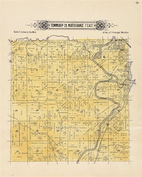 Marathon County Map Map Or Atlas Wisconsin Historical Society