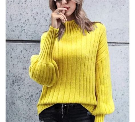 Pin By Giovanna Rodriguez On Sacos Plain Sweaters Loose Pullover