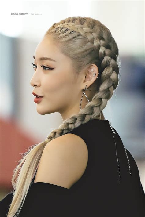 Just 17 K Pop Idols Rocking The Prettiest Blonde Braids In All Shapes And Sizes Koreaboo