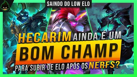 HECARIM Jungle ainda é UM BOM CHAMPION para SAIR DO LOW ELO mesmo