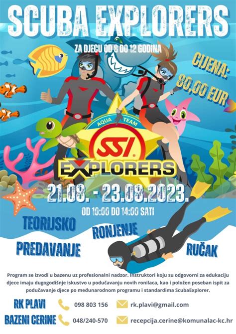 Scuba Explorers Na Bazenima Cerine