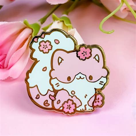 Cute And Collectible Enamel Pins By Blushsprout Enamel Pins Cat