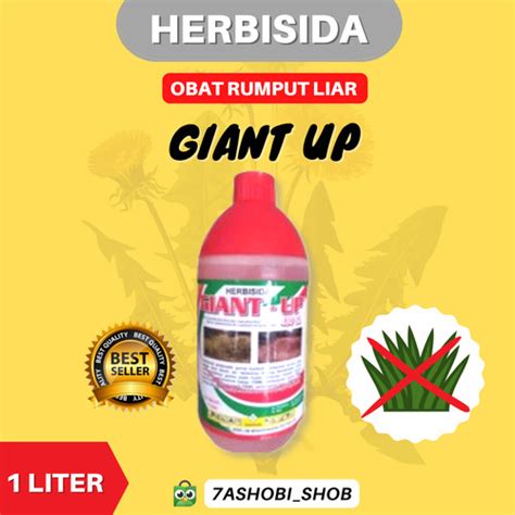 Jual Herbisida Sistemik Giant Up 480 SL Rumput Kemasan 1Liter Glifosat