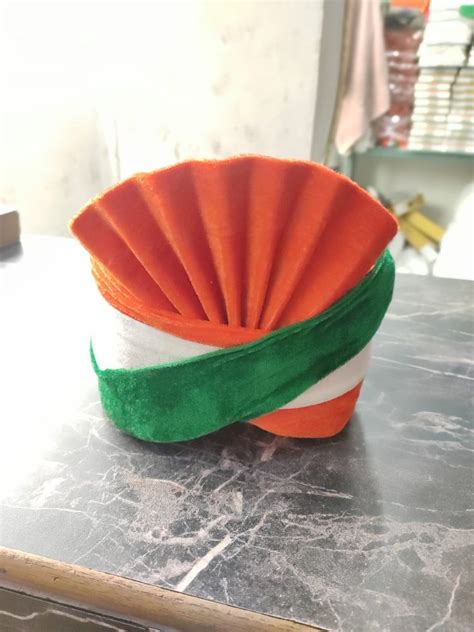 Saleen Cloth National Turban Tiranga Pagri At Rs In Delhi Id