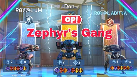 Mech Arena Zephyr S Gang Gameplay With Friends Youtube