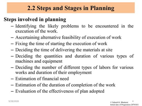 Chapter 2 Construction Project Planning And Scheduling Ppt