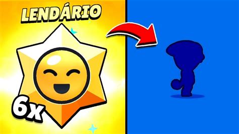 VEIO 6 LENDÁRIO GANHEI NOVOS BRAWLERS E SKINS ABRINDO SORTEIO STARR