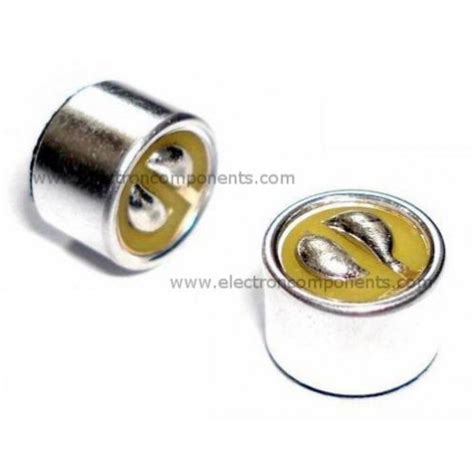 Electret (Condenser) Microphone : Buy Online Electronic Components Shop ...