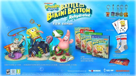 SpongeBob SquarePants Battle For Bikini Bottom F U N Edition Purple Lamp Studios Gry I