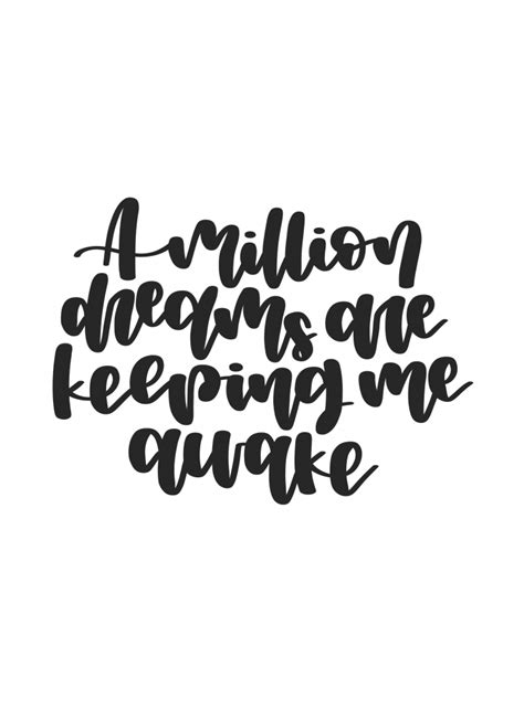 A Million Dreams Free Printable The Greatest Showman Lyrics