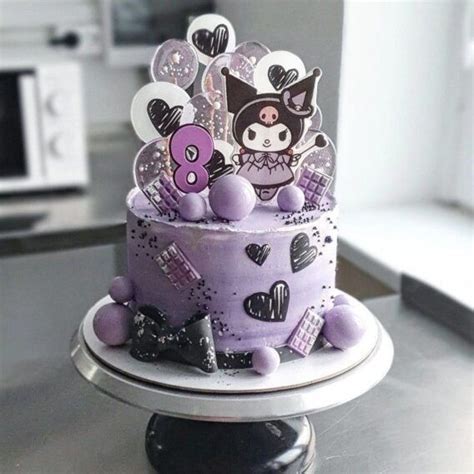 Tortas Y Pasteles De Kuromi Endulza Tu Fiestas Con Estilo Kawaii