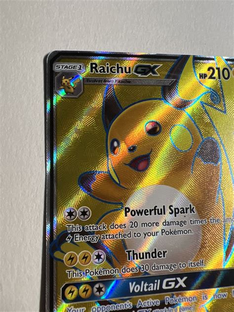 Mavin Raichu Gx Full Art Sm Holographic Black Star Promo Pokemon