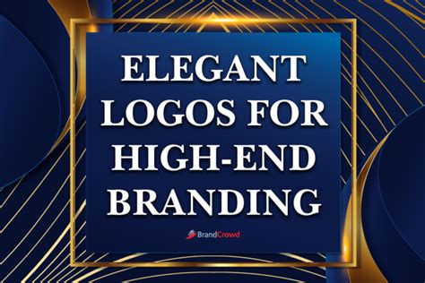 Elegant Logo Brandcrowd Blog