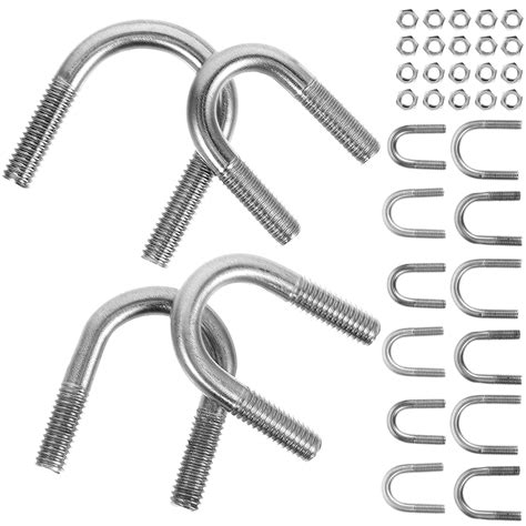 Bolts U Tube Clamps Stainless Shape U Bolt Round Bend U Shaped Screw