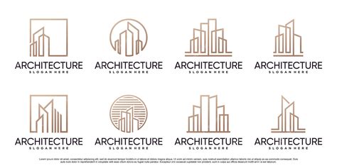 Premium Vector Set Of Architecture Building Logo Design Inspiration