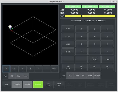 Qtpyvcp Mill Touch Screen Linuxcnc