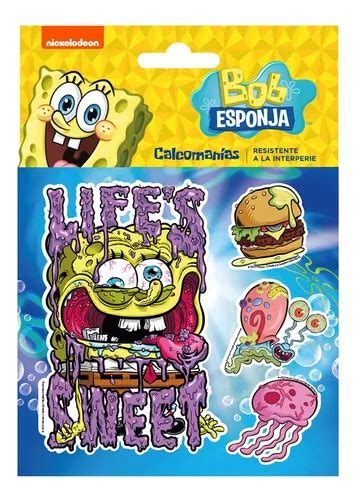 Stickers Decorativos Bob Esponja Geek Industry Mercadolibre