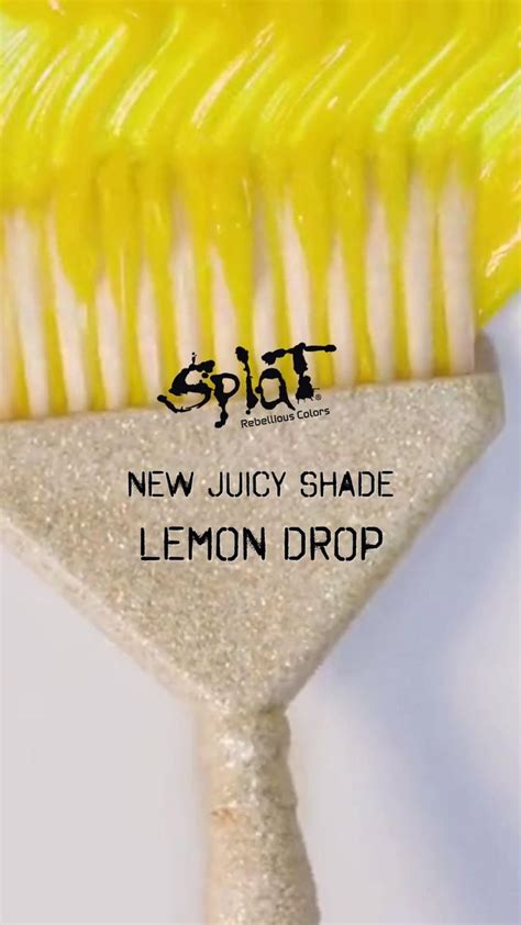 Diy Bright Yellow Summer Hair Color Splat Lemon Drop Bleach Kit