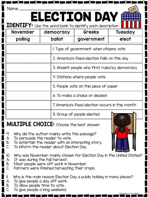 Election Day Online Exercise For Live Worksheets Worksheets Library