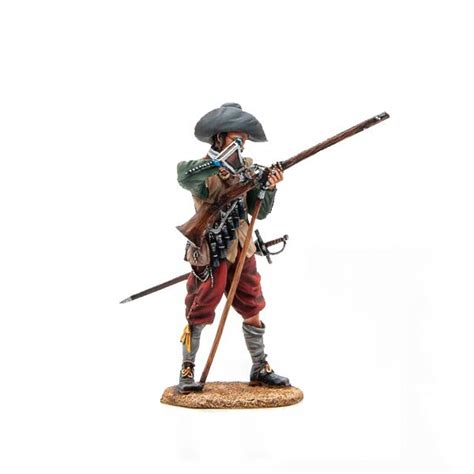 Spanish Tercio Musketeer Loading Single Figure Tyw031 Metal Toy