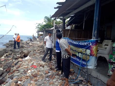 Abrasi Parah Rumah Warga Tukadmungga Nyaris Berlantai Air Laut