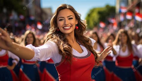 Premium AI Image | Fiestas Patrias Chile Celebration photoshoot