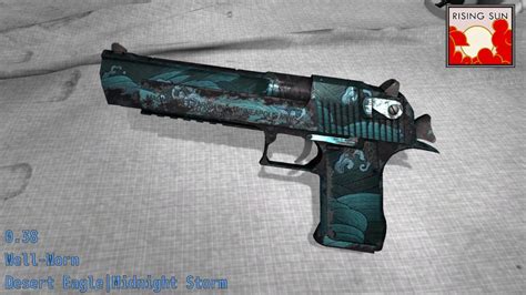 Desert Eagle Midnight Storm Skin Wear Preview YouTube