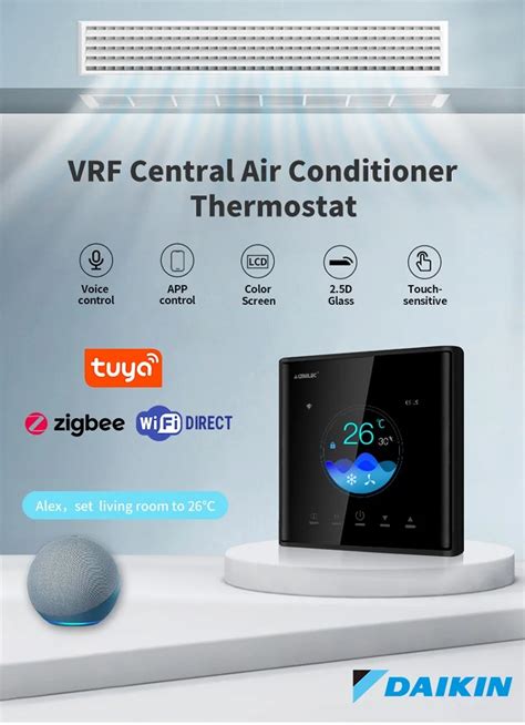 Tuya Wifi Thermostat For Daikin Vrf Zigbee Madoka Wireless Remote