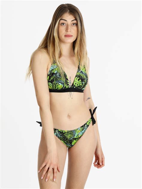 Bellissima Costume Bikini Donna A Tringolo Con Stampe In Offerta A