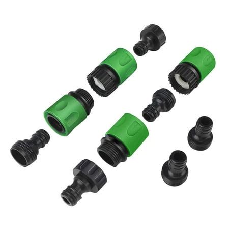 Fridja Garden Hose Quick Connect Plastic Fitting Water Hose Connectors ...