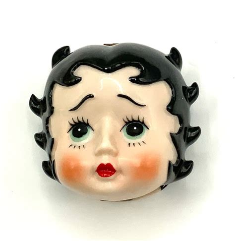 Gorgeous Collectible And Vintage Betty Boop Ceramic Trinket Etsy